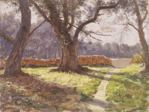 Paysage de Provence, 1900, Fernand Scribe