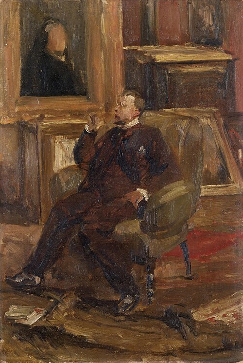 Portrait de l'artiste Armand Heins, 1891, Fernand Scribe