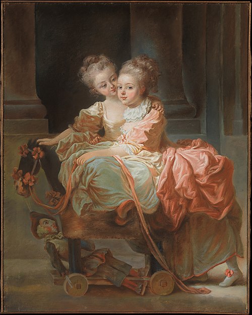 The Two Sisters, 1770, Jean-Claude Richard de Saint-Non