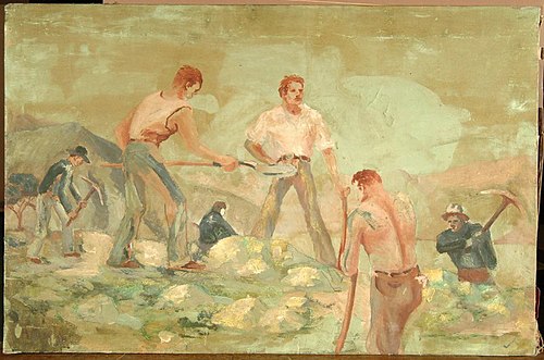 Workers in Golden Gate Park, 1930, A. Mushkin