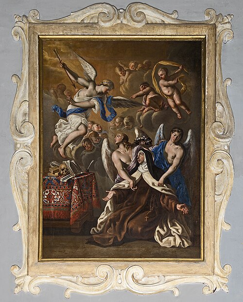 La Tranverbération de Sainte Thèrèse d’Avila, 1650, Antonio Verrio