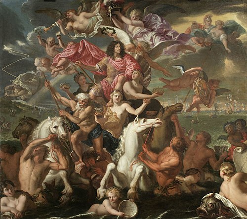 The Sea Triumph of Charles II, 1674, Antonio Verrio