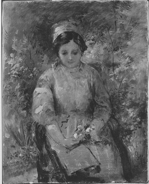 Frau im Garten, , Emanuel Spitzer