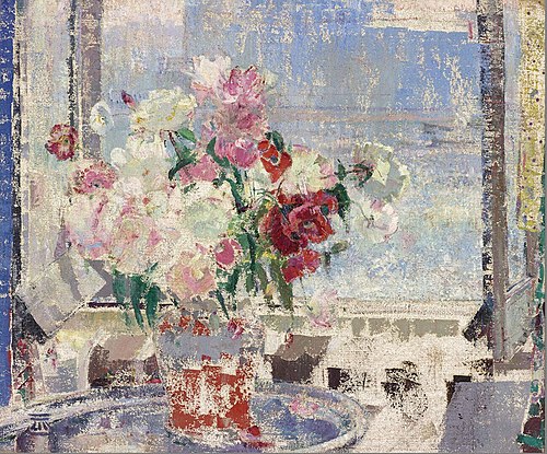 Fenêtre ouverte (Open venster), 1918, Marcel Jefferys