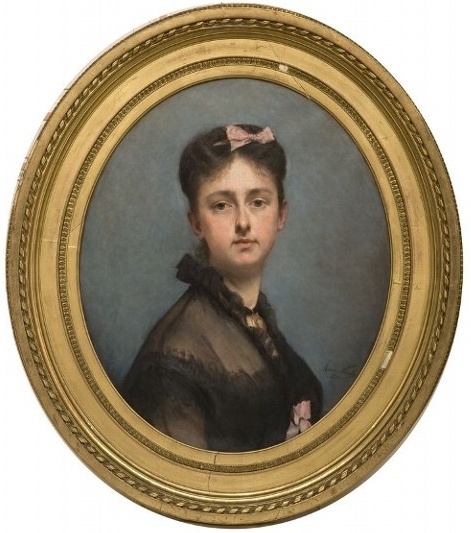 Autoportrait, 1871, Marie Joséphine Nicolas