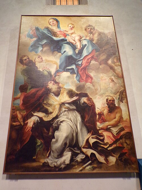 Madonna with Child and Saints Augustine, Paul, Gregory, John the Baptist and Jerome, 1800, Gregorio de Ferrari