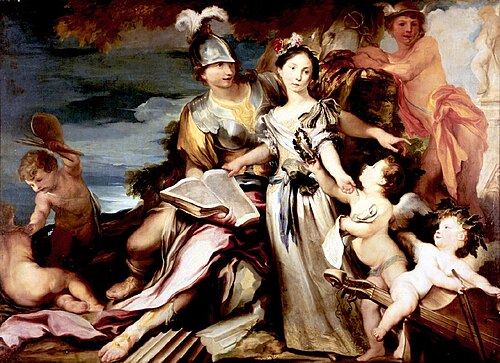 Allegory of the Concord among the Arts, 1695, Gregorio de Ferrari