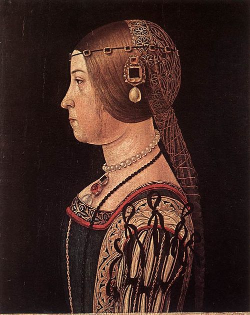 Portrait of Barbara Pallavicino, 1510, Alessandro Araldi