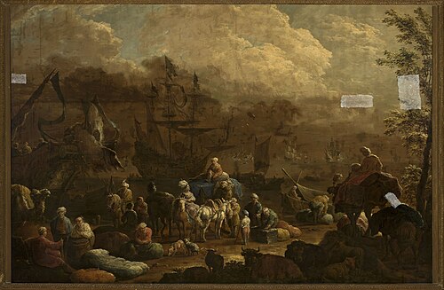 At an Eastern port, , Hendrik van Minderhout