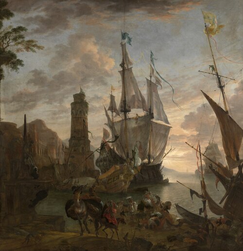 Eastern Seaport, 1675, Hendrik van Minderhout