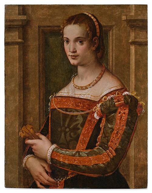 Portrait de femme., 1550, Michele Tosini