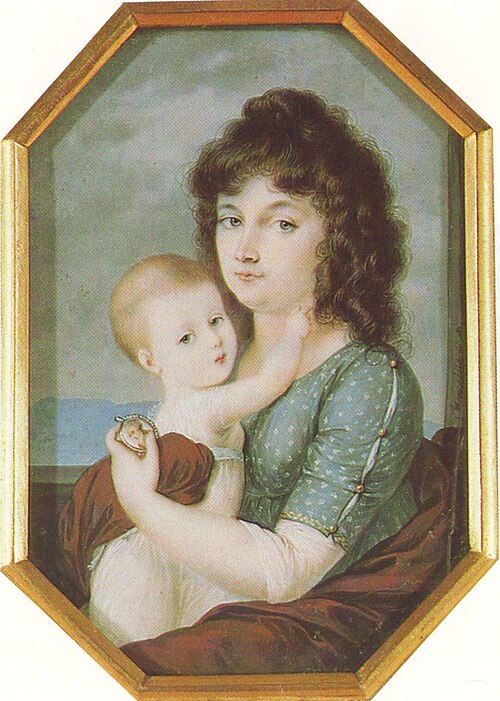 Portrait of Maria Naryshkina, 1790, Peter Edward Stroehling