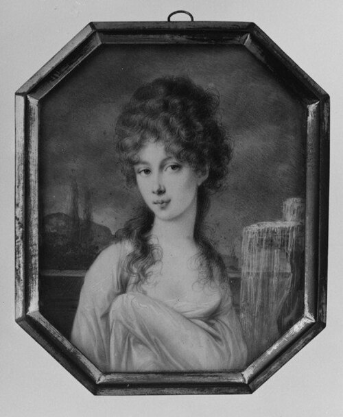 Portrait de femme, 1800, Peter Edward Stroehling