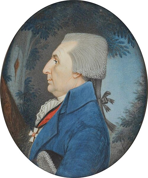 Miniature du prince Grigori Ivanovitch Viazemski., 1800, Peter Edward Stroehling