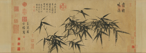 王绂画竹卷, , Wang Fu