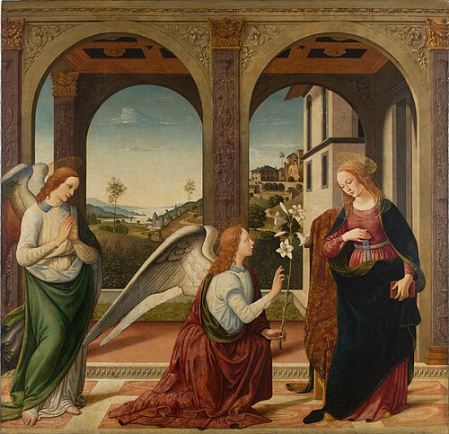 Annunciation, 1500, Biagio di Antonio Tucci