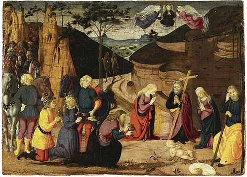 L'Adoration des Mages, , Biagio di Antonio Tucci