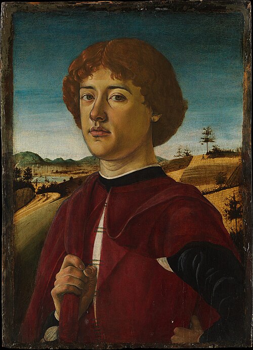 Portrait de jeune homme, 1470, Biagio di Antonio Tucci