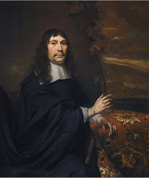 Portrait of an unknown man, 1664, Pieter van Anraedt