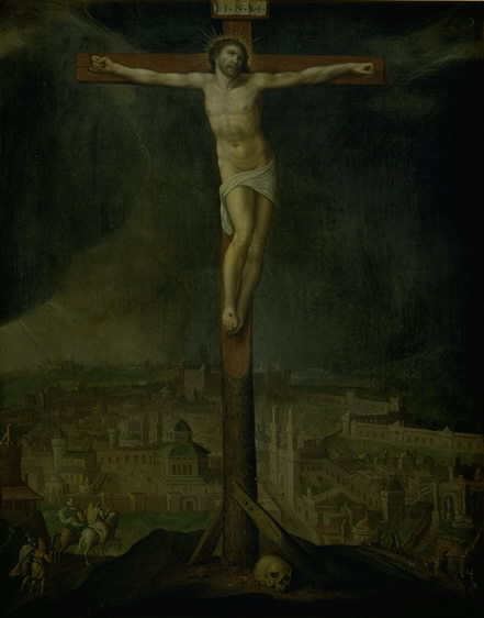 Christ on the Cross, 1576, Gillis Mostaert