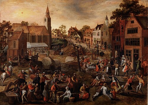 La Kermesse de la Saint-Georges, 1550, Gillis Mostaert