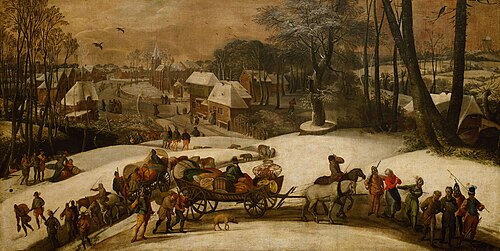 Military expedition in Winter, 1590, Gillis Mostaert