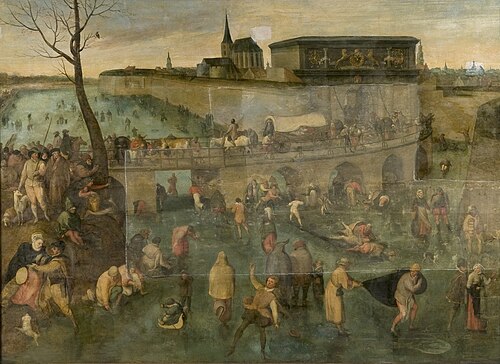 IJsvermaak voor de St.Jorispoort van Antwerpen, 1576, Gillis Mostaert