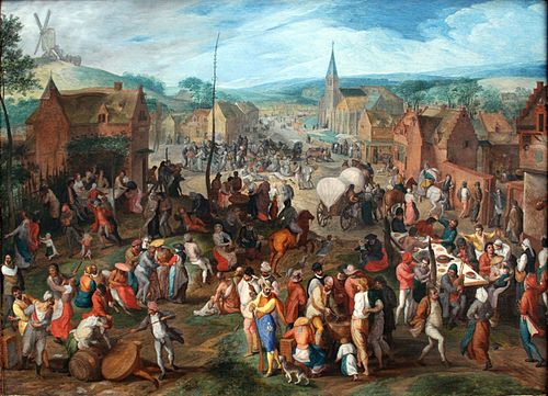 Village Feast, 1590, Gillis Mostaert