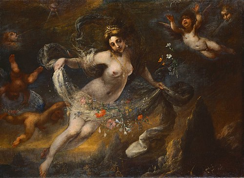 Aurora von Genien umgeben, 1659, Cecco Bravo