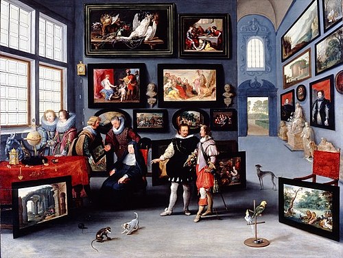 Interieur du salon de l'archiduchesse Isabella d'Autriche, 1625, Willem van Haecht