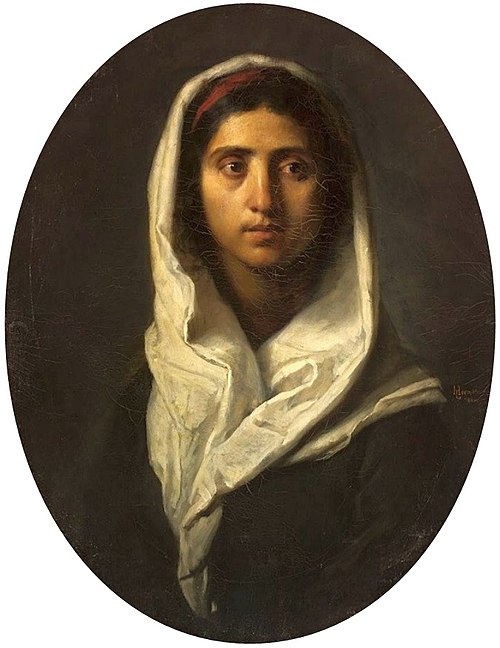 A gypsy., 1860, Leopold Horovitz