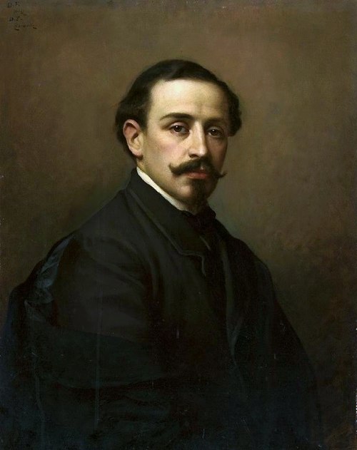 Portrait of Władysław Rawicz., 1860, Leopold Horovitz