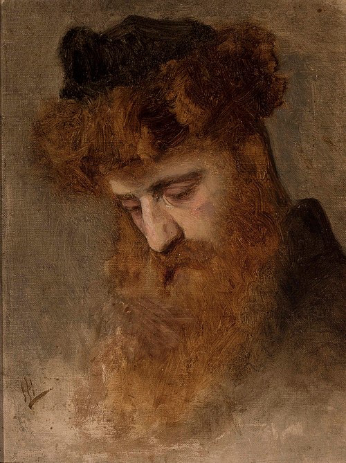 Study of a Jew., 1880, Leopold Horovitz