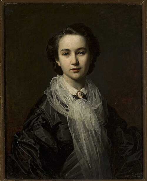 Portrait of Jadwiga Dembowska., 1862, Leopold Horovitz