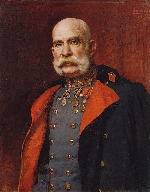 Emperor Franz Joseph of Austria-Hungary, 1905, Leopold Horovitz