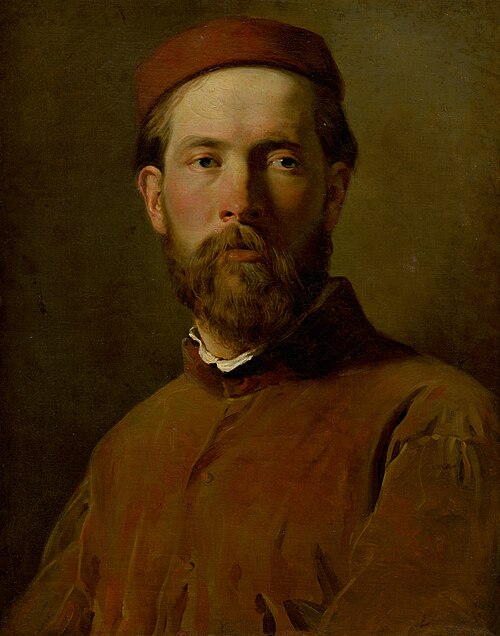 Portrait d'homme, 1855, Leopold Horovitz
