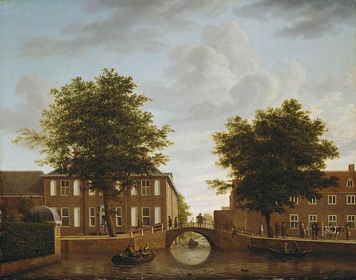 View of the Zuidsingel, Amersfoort, 1770, Jan Ekels