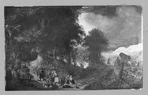 attack on travellers, 1616, Abel Grimmer