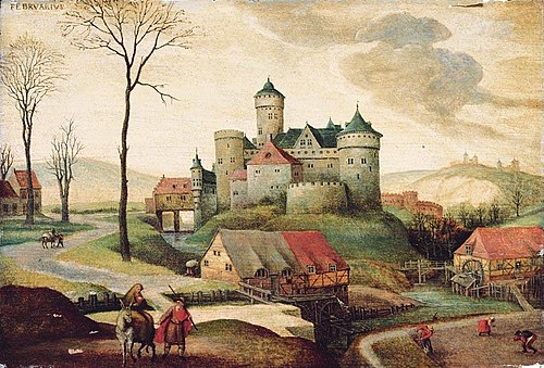 The Month of February, 1650, Abel Grimmer