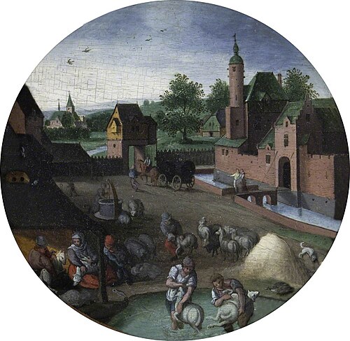 The Four Seasons, Spring: Sheep-Dipping, , Abel Grimmer