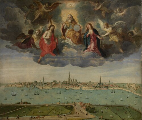 Antwerp and the Vlaams Hoofd in 1600, 1600, Abel Grimmer