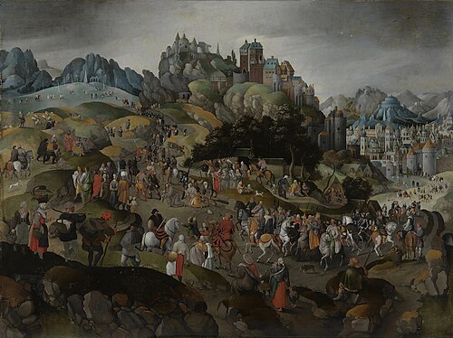 Christ carrying the Cross, 1593, Abel Grimmer