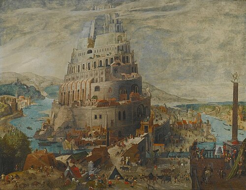 The Tower of Babel, 1595, Abel Grimmer