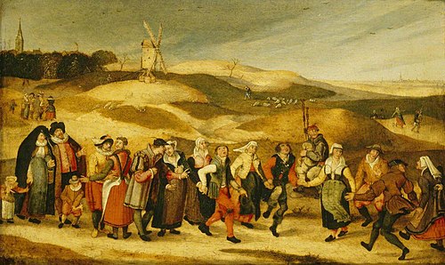 Peasants Dancing, 1614, Abel Grimmer