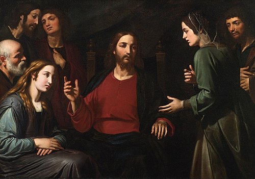 Christ in the House of Mary and Martha, , Giovanni Bernardino Azzolini