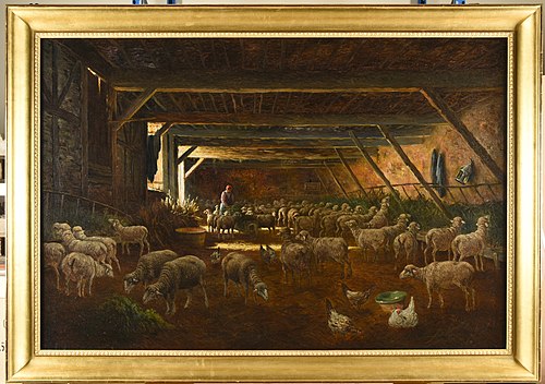 Bergerie champenoise, 1850, Armand Guéry