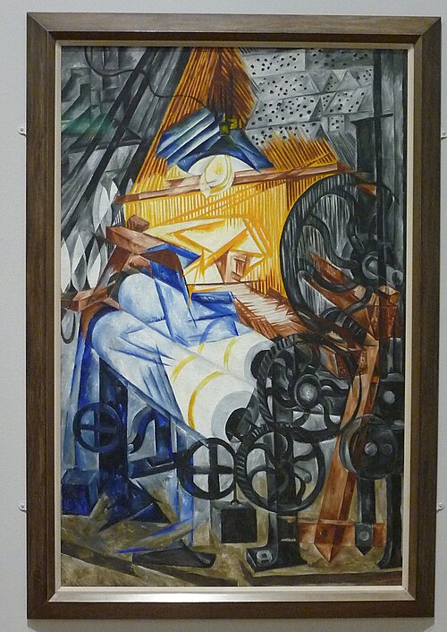 The Weaver, 1910, Nathalie Gontcharova