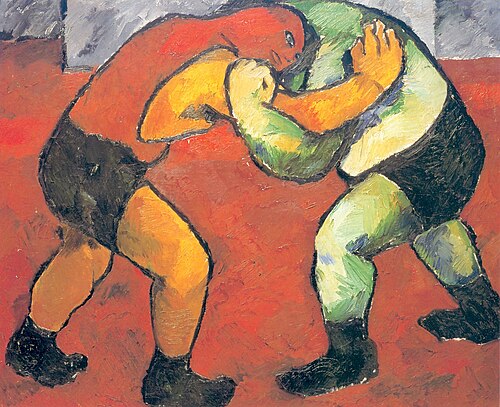 Wrestler, 1900, Nathalie Gontcharova