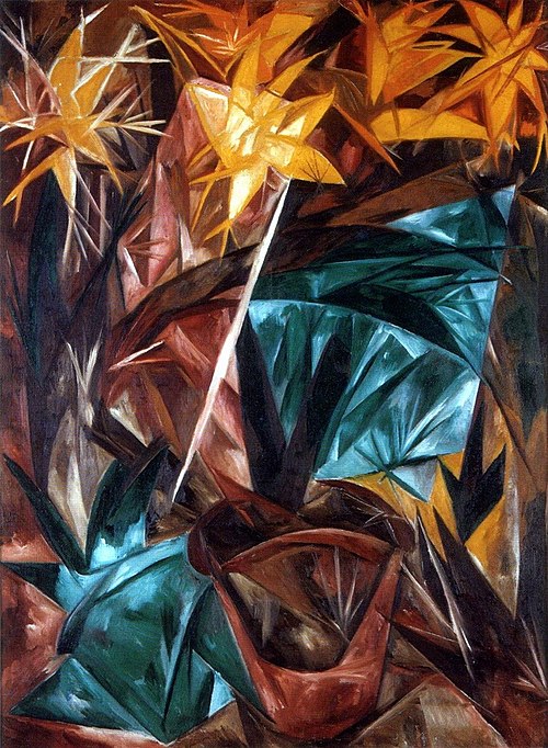 Rayonist Lilies, 1913, Nathalie Gontcharova