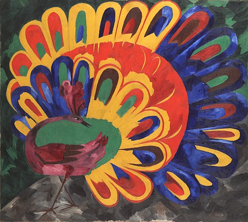 Paon à la lumière du soleil, 1911, Nathalie Gontcharova